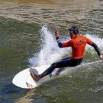 How to improve balance for beginner surfers in small waves