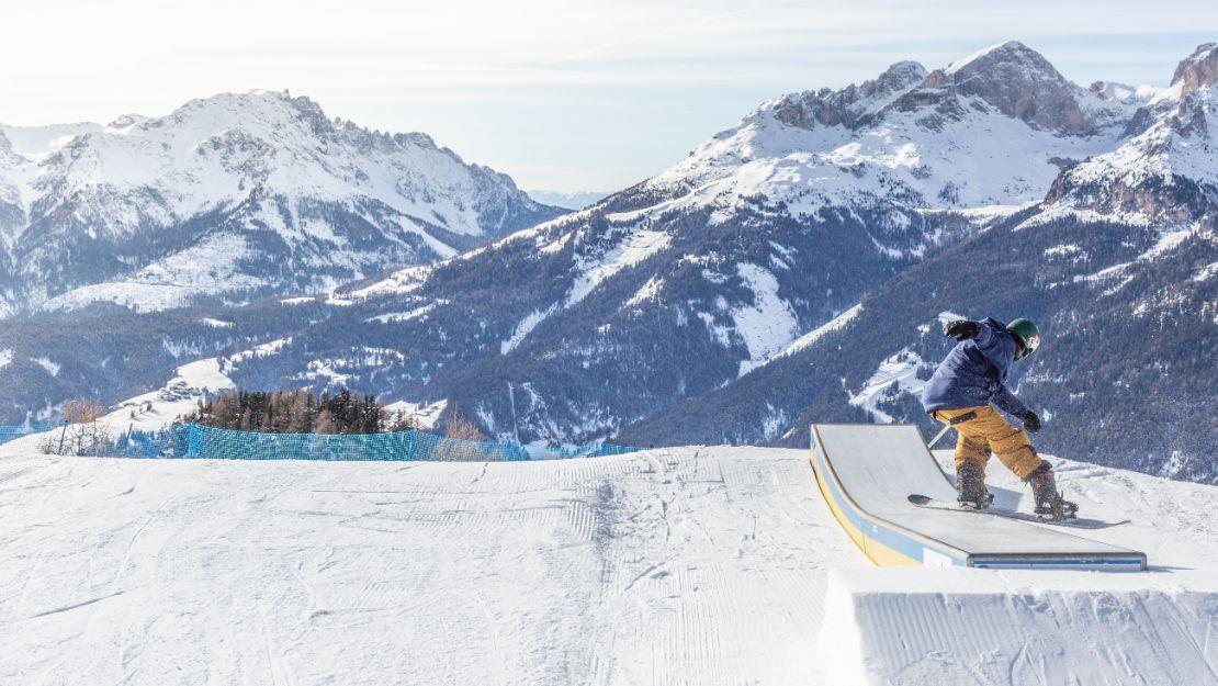 Exploring the Thrilling Terrain Parks of the Dolomites